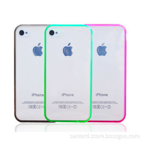 Wholesale 2-in-1 Cases for Mobile Phones, Made of Transparent TPU Bumper